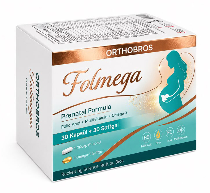 Orthobros Folmega gebelik vitamini ve prenatal vitamin