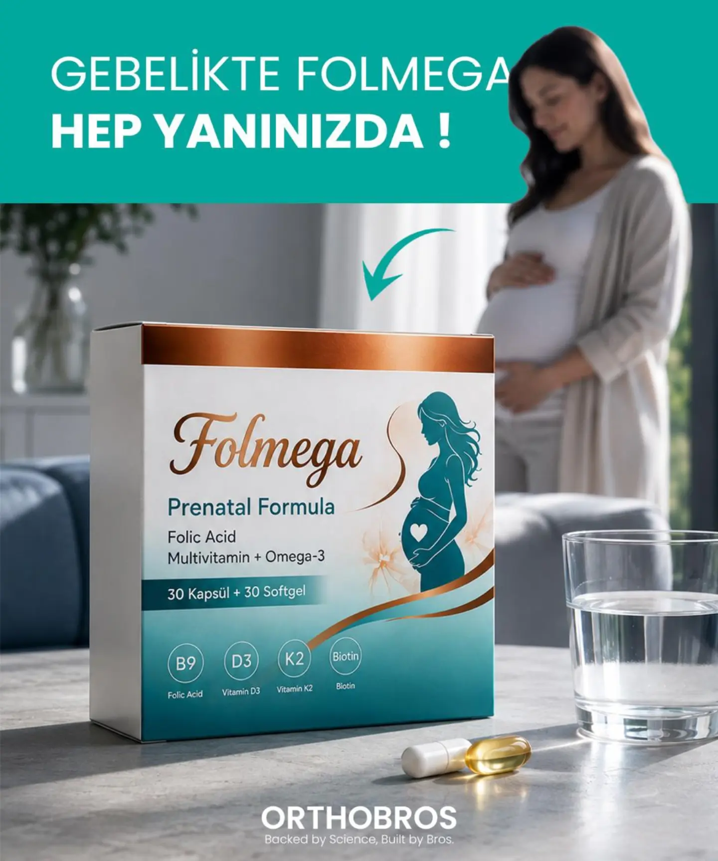 🤍 Gebelikte ihtiyacınız olan desteği tek sistemde keşfedin.

Hamilelik sürecinde değişen besin ihtiyaçlarını karşılamak için geliştirilen ORTHOBROS Folmega, folat, Omega-3, vitamin ve mineralleri iki kapsüllü akıllı sistemiyle bir araya getirir.

Anne adaylarının günlük beslenme rutinini desteklemek üzere geliştirilen Folmega, gebelik boyunca ihtiyaç duyulan temel ve tamamlayıcı besin öğelerini pratik bir kullanım sunarak tek kutuda buluşturur.

✨ İki kapsül. Tek hedef. Anne ve bebek için kapsamlı destek.

Detaylı bilgi ve sipariş için:
🌐 www.orthobros.com.tr
📞 0549 156 41 41

#Orthobros #Folmega #PrenatalFormula #gebelik #hamilelik