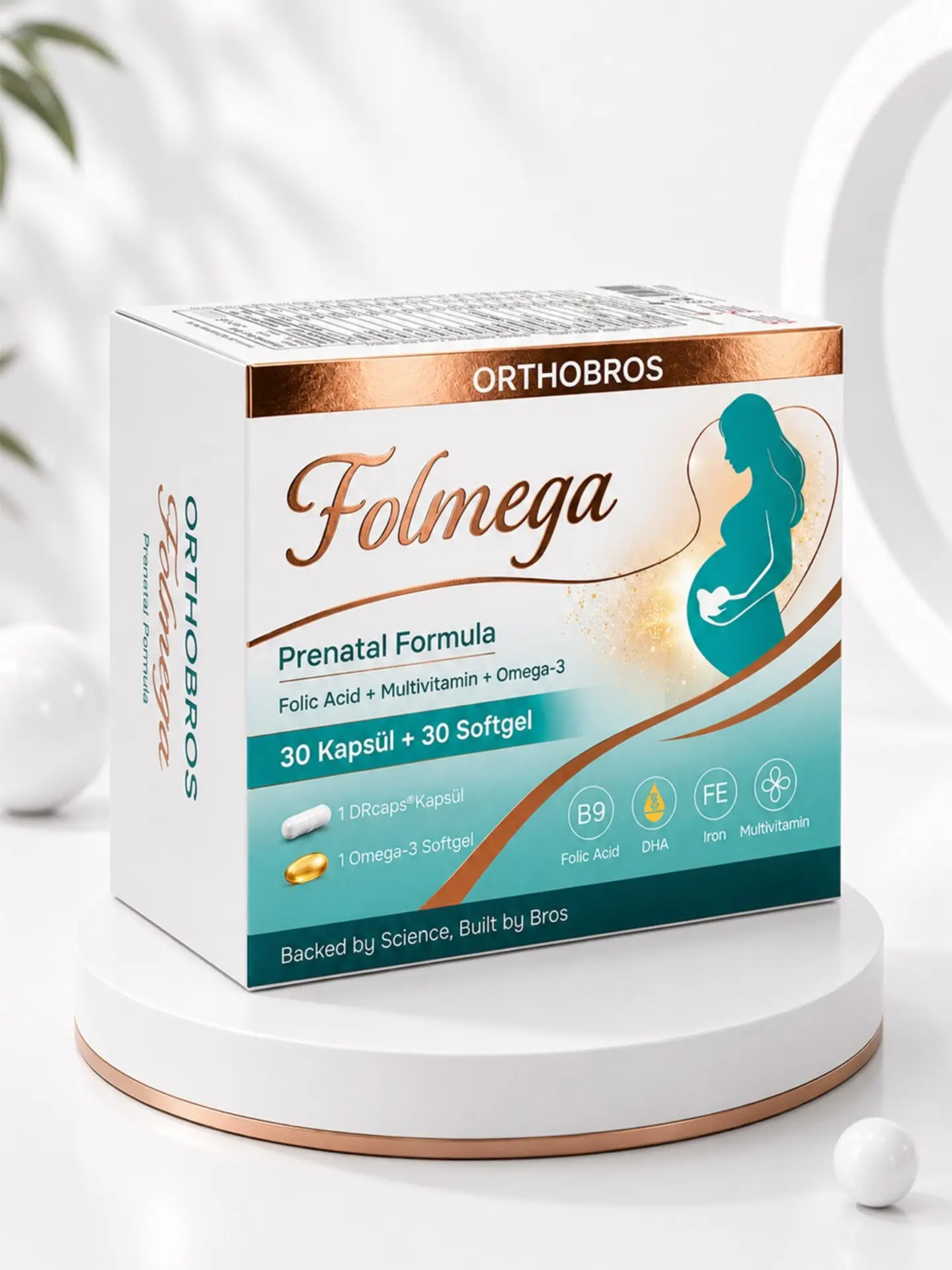🤰 Anne adaylarına kapsamlı prenatal destek: Orthobros Folmega!

Folmega Prenatal Formula; folat, Omega-3, demir, magnezyum, D3, K2, biotin, çinko ve vitaminleri bir araya getiren kapsamlı formülüyle gebelik dönemindeki artan besin ihtiyaçlarını desteklemeye yardımcı olur.

💊 Çift kapsüllü akıllı sistem:
1 Prenatal Kapsül + 1 Omega-3 Softgel

✨ Folat, DHA ve temel vitamin-mineral desteği
✨ Anne ve bebeğin ihtiyaçlarına yönelik kapsamlı formül
✨ Pratik günlük kullanım
✨ Bilim odaklı Orthobros yaklaşımı

Hamilelik döneminde ihtiyaç duyduğunuz desteği Folmega ile tamamlayın. 💙

Detaylı bilgi ve sipariş için:
📞 0549 156 4141
🌐 orthobros.com.tr

🛒 Yakında Trendyol’da!

#Orthobros #anneadayı #gebeliktakviyesi #prenatal #folmega
