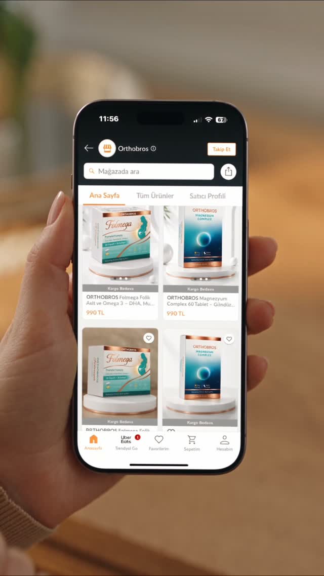 Orthobros şimdi Trendyol’da! 🧡

Gebelik dönemine yönelik Folmega ve günlük magnezyum desteği için Magnesium Complex, artık Trendyol mağazamızda sizlerle.
Ürünlerimizi incelemek ve kolayca sipariş vermek için Trendyol mağazamızı ziyaret edin...✅

🌐 orthobros.com.tr
📞 Sipariş & Bilgi: 0549 155 41 41

#trendyol #gıdatakviyesi #gebelikdönemi #magnezyum #günlükdestek